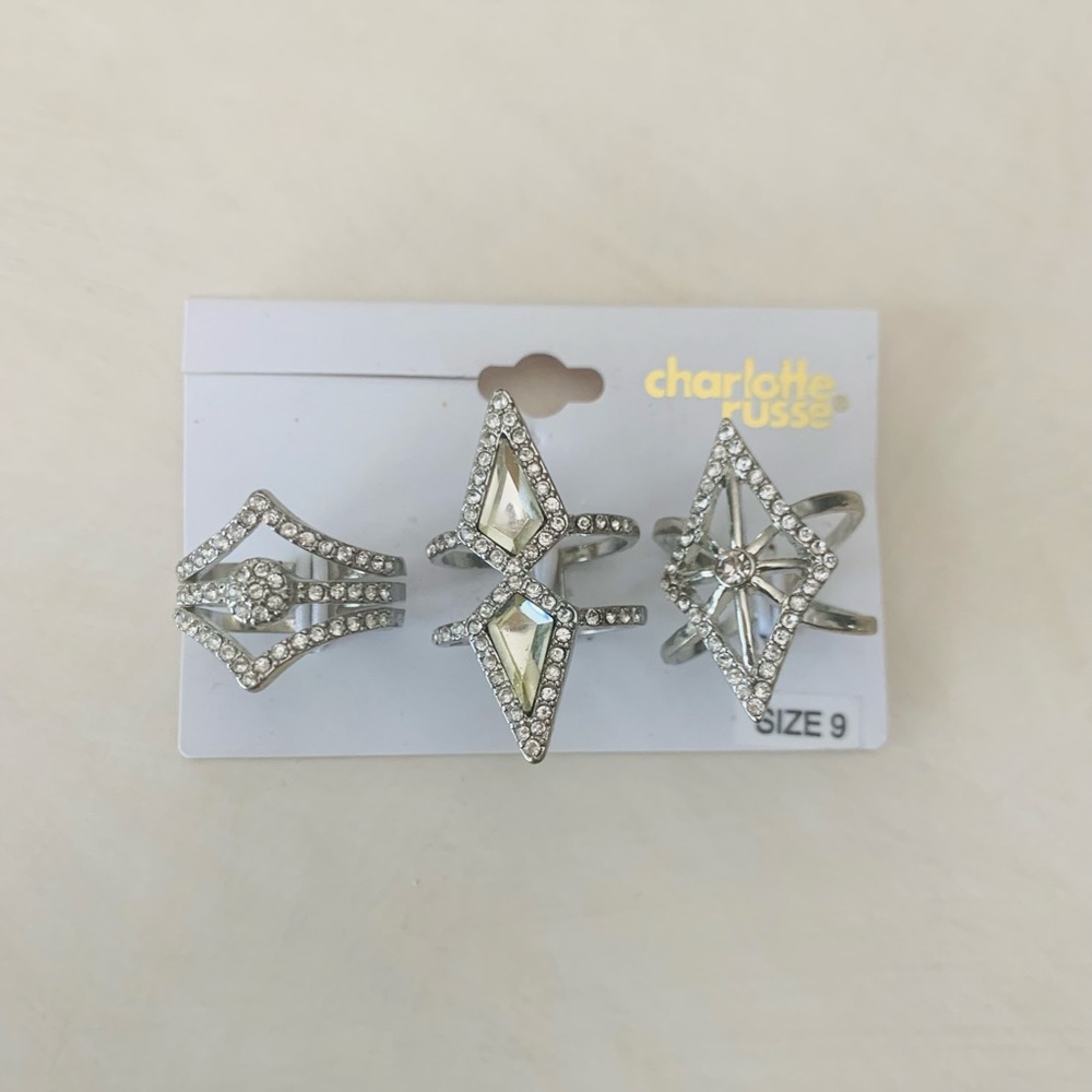 $5 with bundle - Charlotte Russe Ring Trio Set